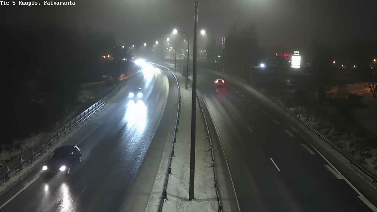 Weather Camera Image Road 5 Kuopio, Päiväranta, Kuopio, Pohjois-Savo