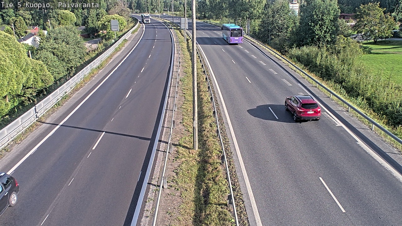 Kelikamerat Kuva Tie 5 Kuopio, Päiväranta, Kuopio, Pohjois-Savo