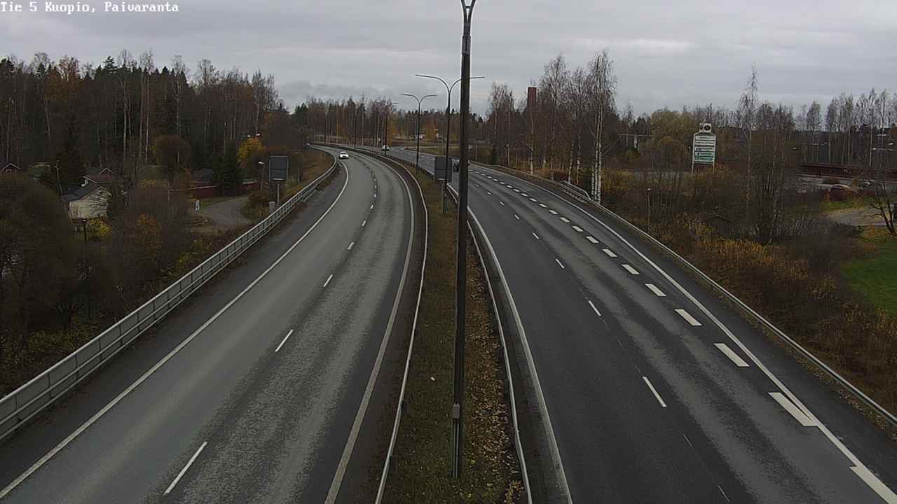 Weather Camera Image Väg 5 Kuopio, Päiväranta, Kuopio, Pohjois-Savo