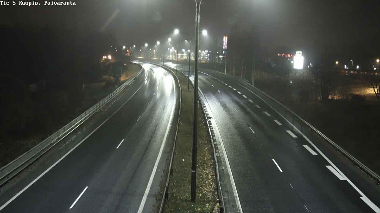Weather Camera Image Road 5 Kuopio, Päiväranta, Kuopio, Pohjois-Savo