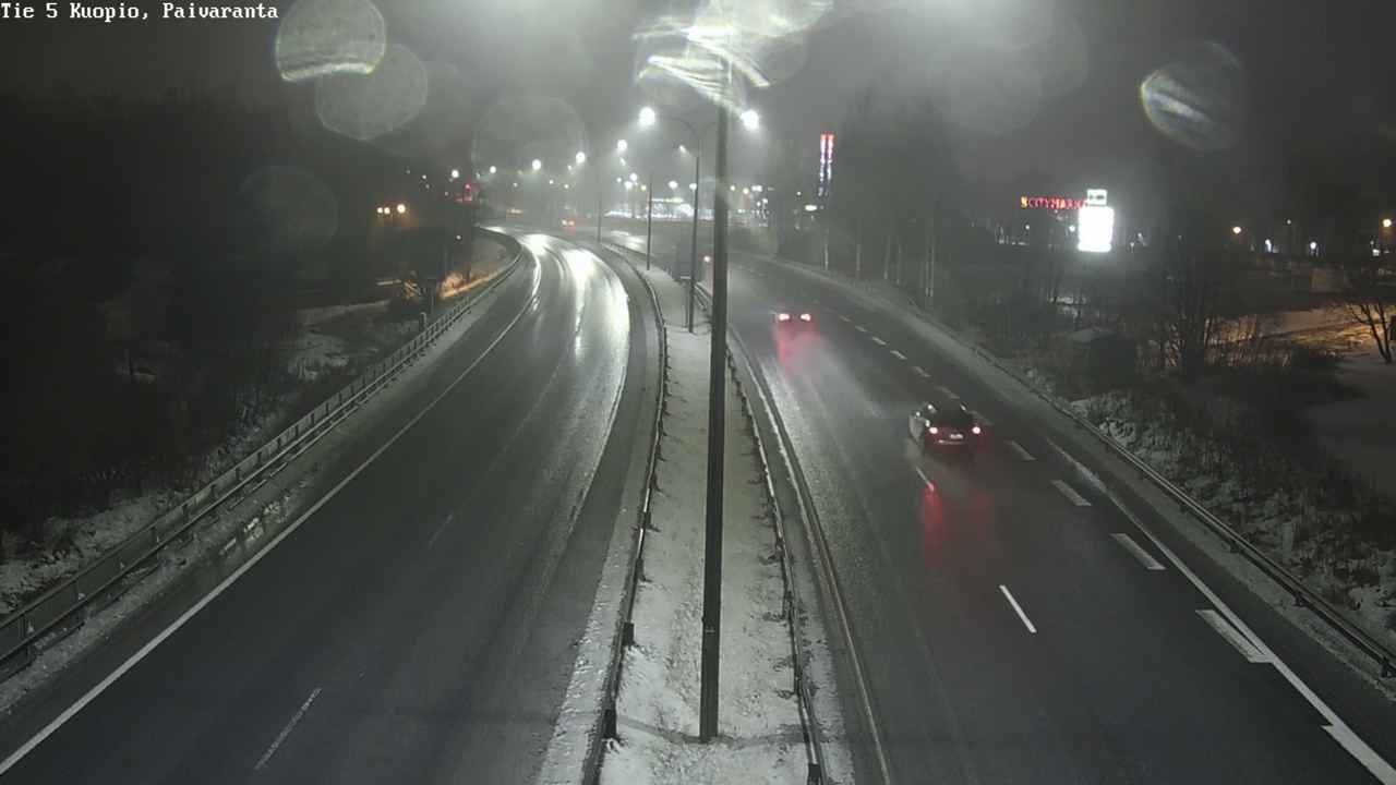 Weather Camera Image Road 5 Kuopio, Päiväranta, Kuopio, Pohjois-Savo
