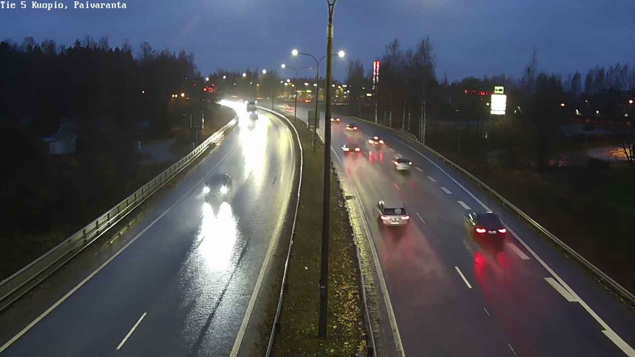 Weather Camera Image Väg 5 Kuopio, Päiväranta, Kuopio, Pohjois-Savo