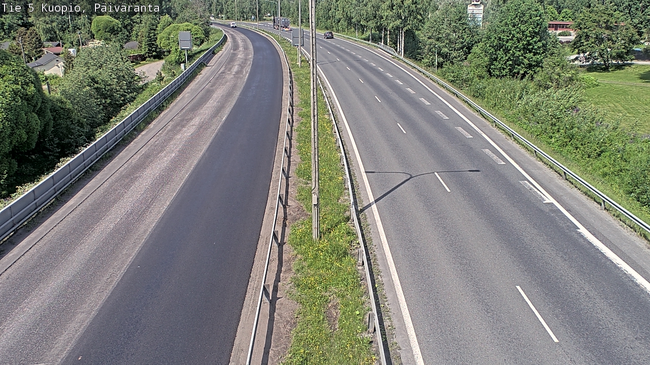 Weather Camera Image Road 5 Kuopio, Päiväranta, Kuopio, Pohjois-Savo
