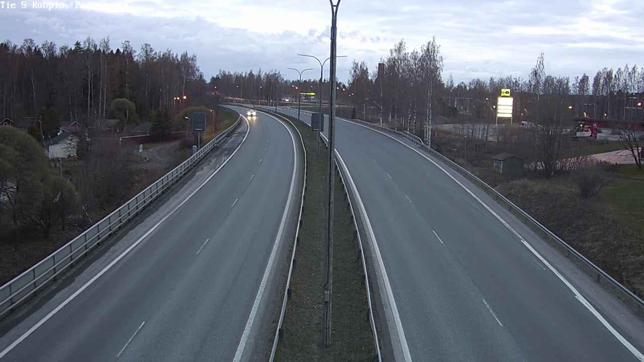 Weather Camera Image Väg 5 Kuopio, Päiväranta, Kuopio, Pohjois-Savo