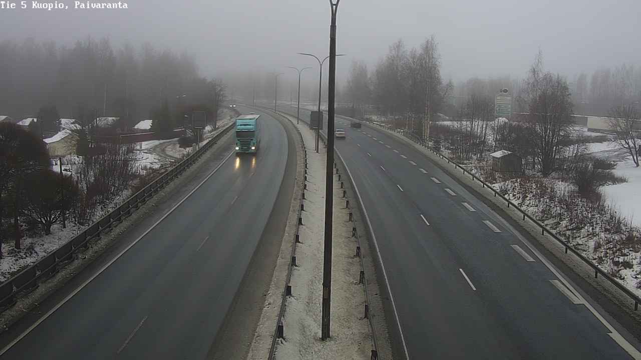 Weather Camera Image Road 5 Kuopio, Päiväranta, Kuopio, Pohjois-Savo