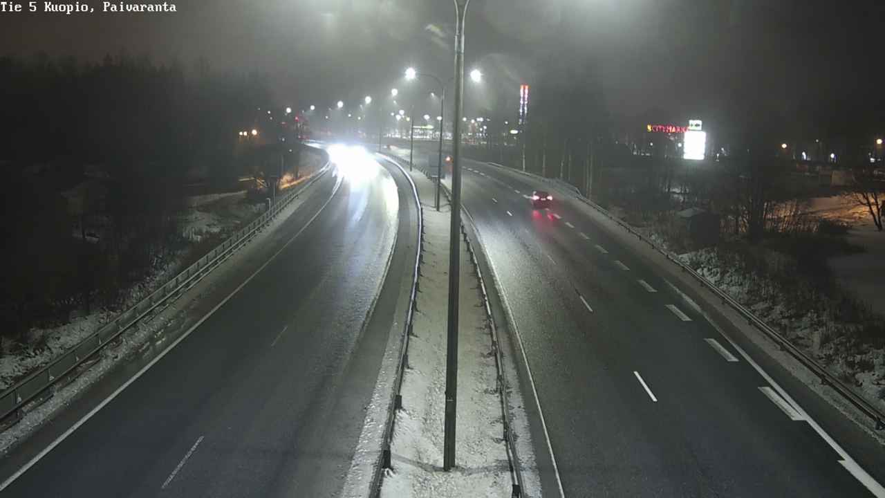 Weather Camera Image Road 5 Kuopio, Päiväranta, Kuopio, Pohjois-Savo