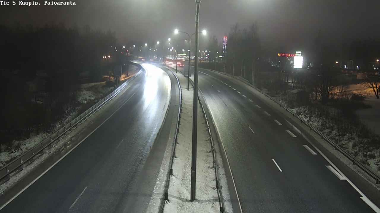 Weather Camera Image Road 5 Kuopio, Päiväranta, Kuopio, Pohjois-Savo