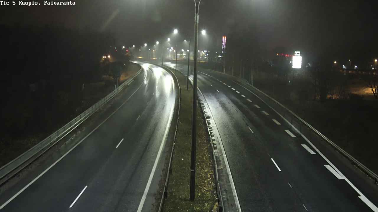 Weather Camera Image Road 5 Kuopio, Päiväranta, Kuopio, Pohjois-Savo