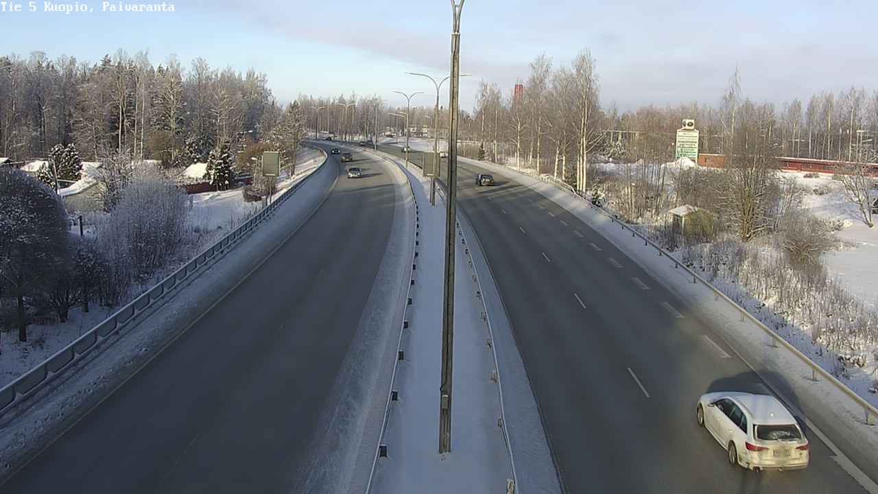 Weather Camera Image Väg 5 Kuopio, Päiväranta, Kuopio, Pohjois-Savo
