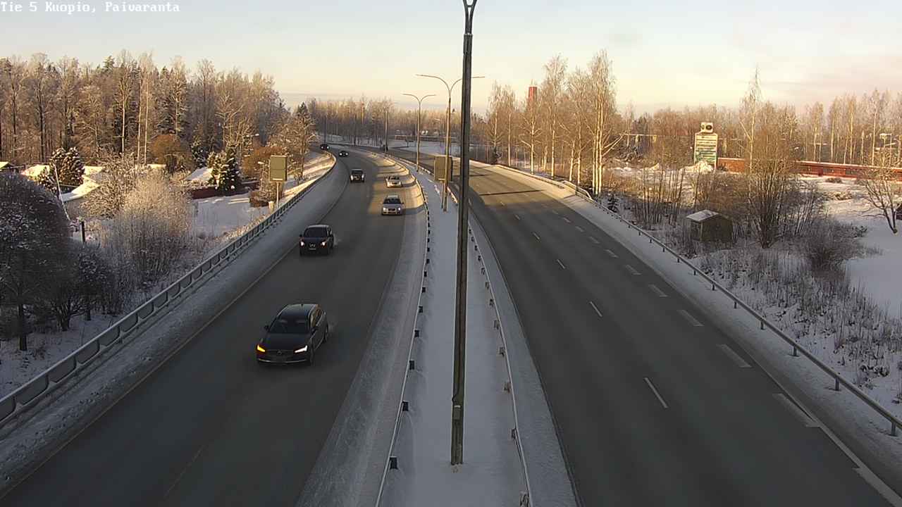 Weather Camera Image Väg 5 Kuopio, Päiväranta, Kuopio, Pohjois-Savo