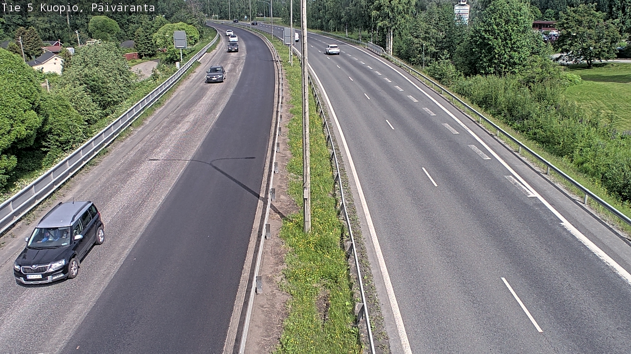 Weather Camera Image Road 5 Kuopio, Päiväranta, Kuopio, Pohjois-Savo