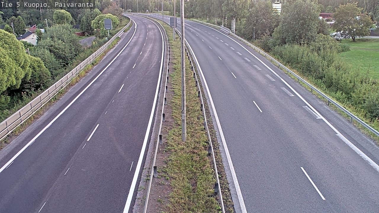 Kelikamerat Kuva Tie 5 Kuopio, Päiväranta, Kuopio, Pohjois-Savo