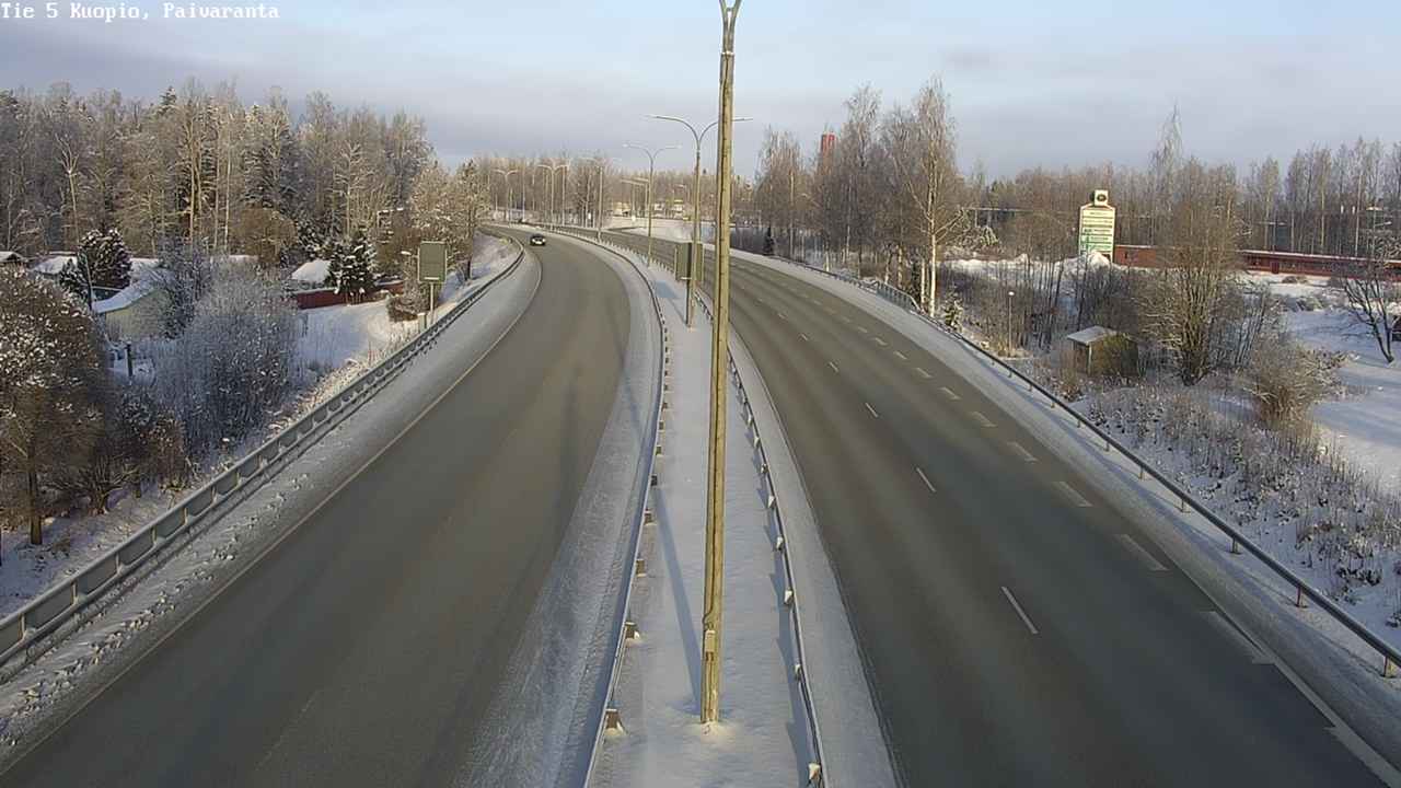 Weather Camera Image Väg 5 Kuopio, Päiväranta, Kuopio, Pohjois-Savo