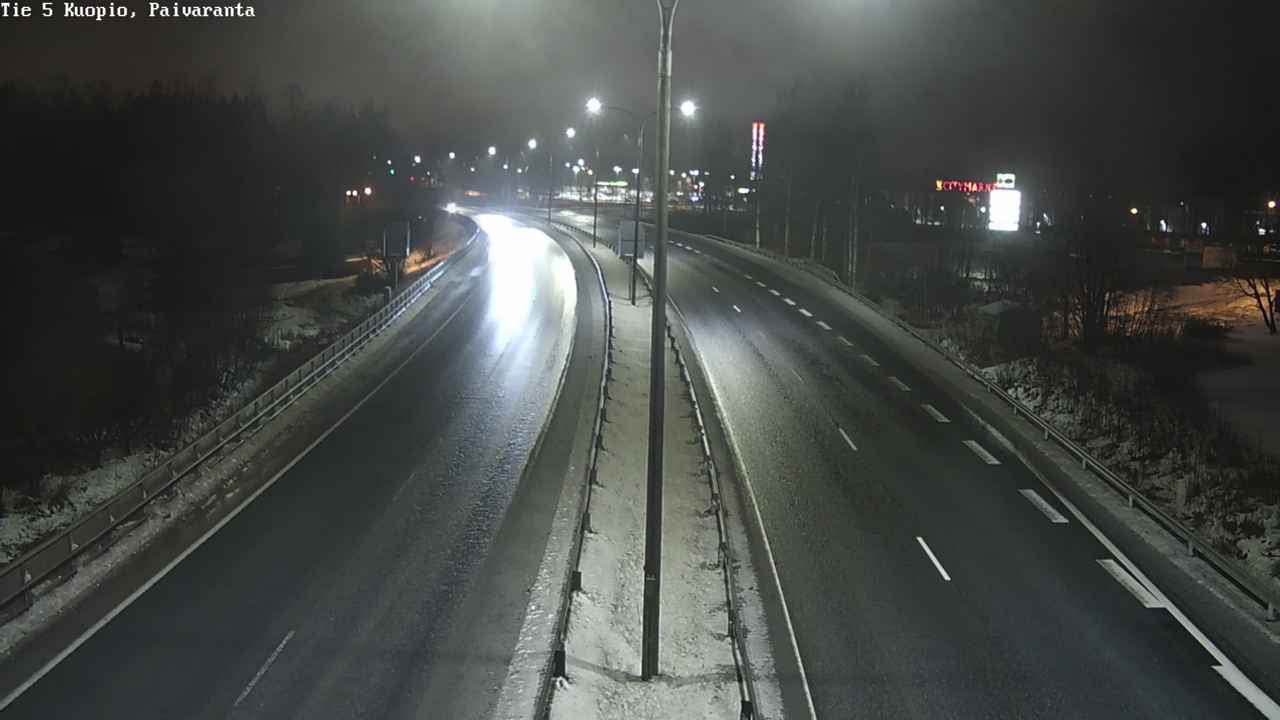 Weather Camera Image Road 5 Kuopio, Päiväranta, Kuopio, Pohjois-Savo