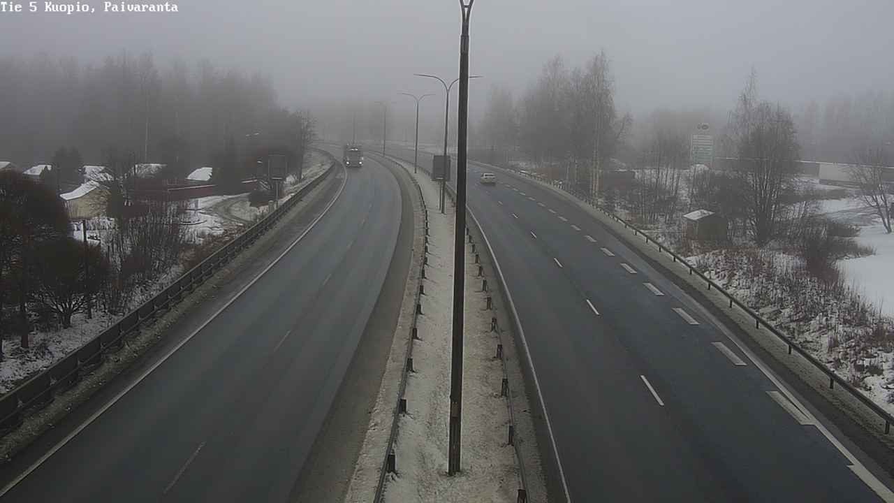 Weather Camera Image Road 5 Kuopio, Päiväranta, Kuopio, Pohjois-Savo