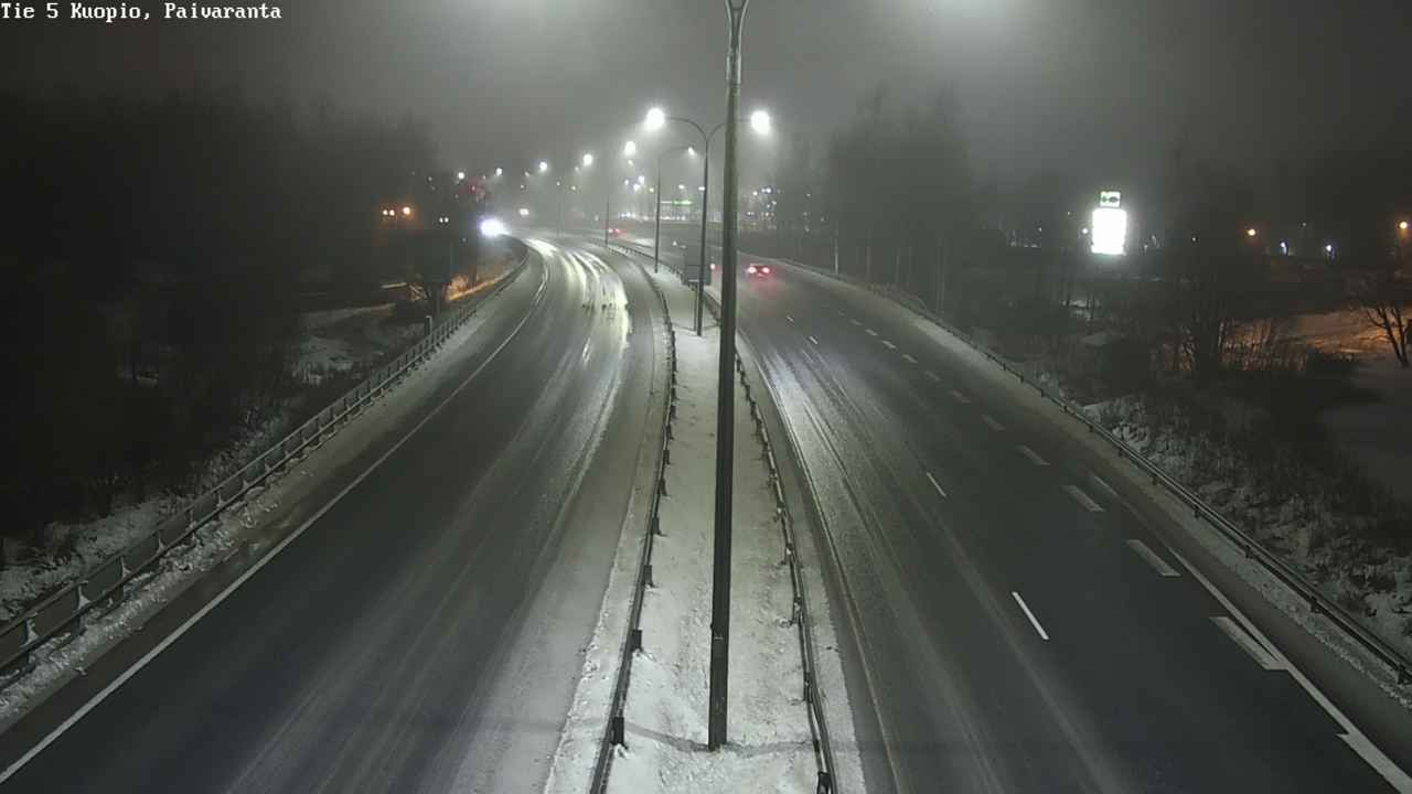 Weather Camera Image Road 5 Kuopio, Päiväranta, Kuopio, Pohjois-Savo