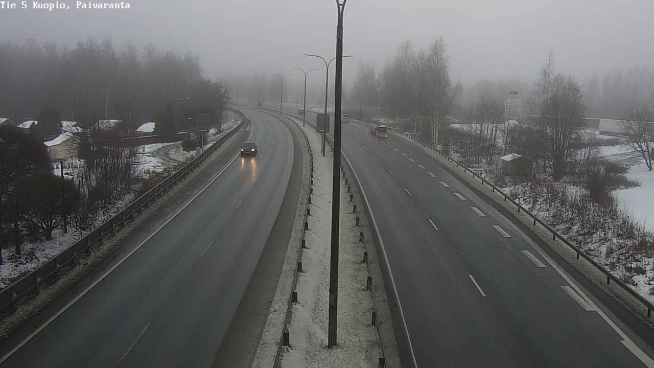 Weather Camera Image Road 5 Kuopio, Päiväranta, Kuopio, Pohjois-Savo