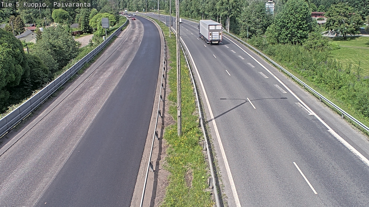 Weather Camera Image Road 5 Kuopio, Päiväranta, Kuopio, Pohjois-Savo