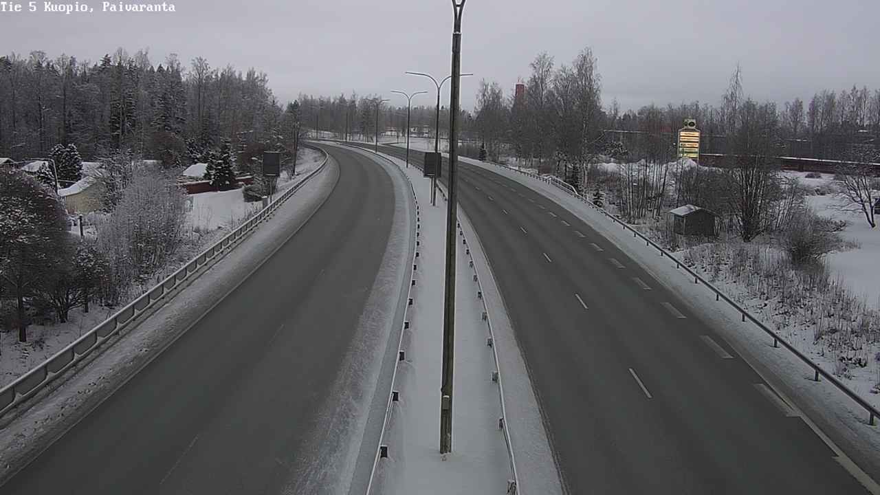 Weather Camera Image Väg 5 Kuopio, Päiväranta, Kuopio, Pohjois-Savo
