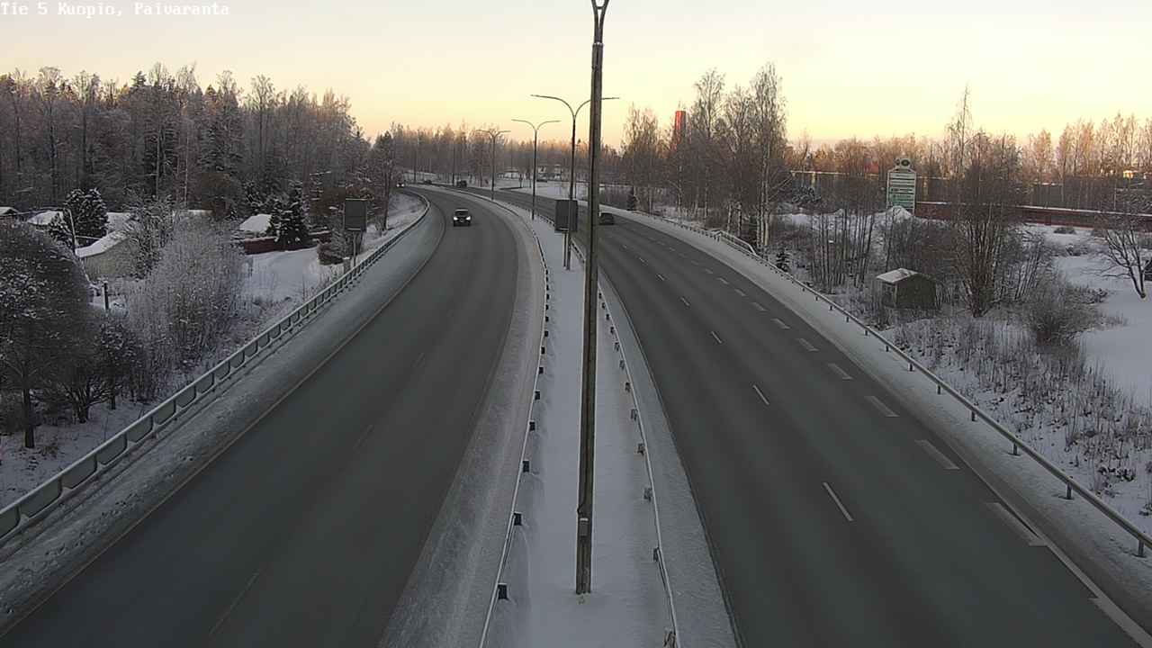 Weather Camera Image Väg 5 Kuopio, Päiväranta, Kuopio, Pohjois-Savo