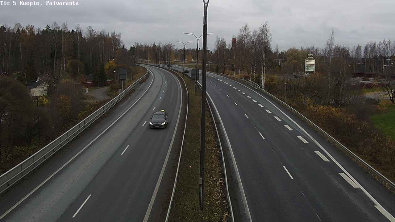Weather Camera Image Väg 5 Kuopio, Päiväranta, Kuopio, Pohjois-Savo