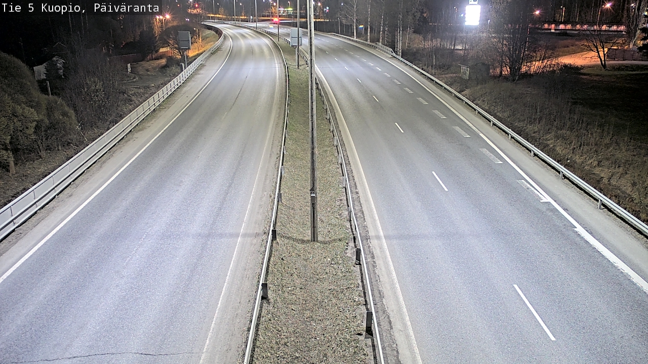 Weather Camera Image Väg 5 Kuopio, Päiväranta, Kuopio, Pohjois-Savo