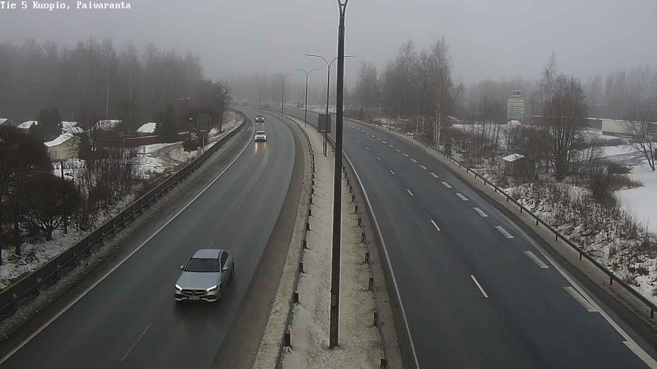 Weather Camera Image Road 5 Kuopio, Päiväranta, Kuopio, Pohjois-Savo