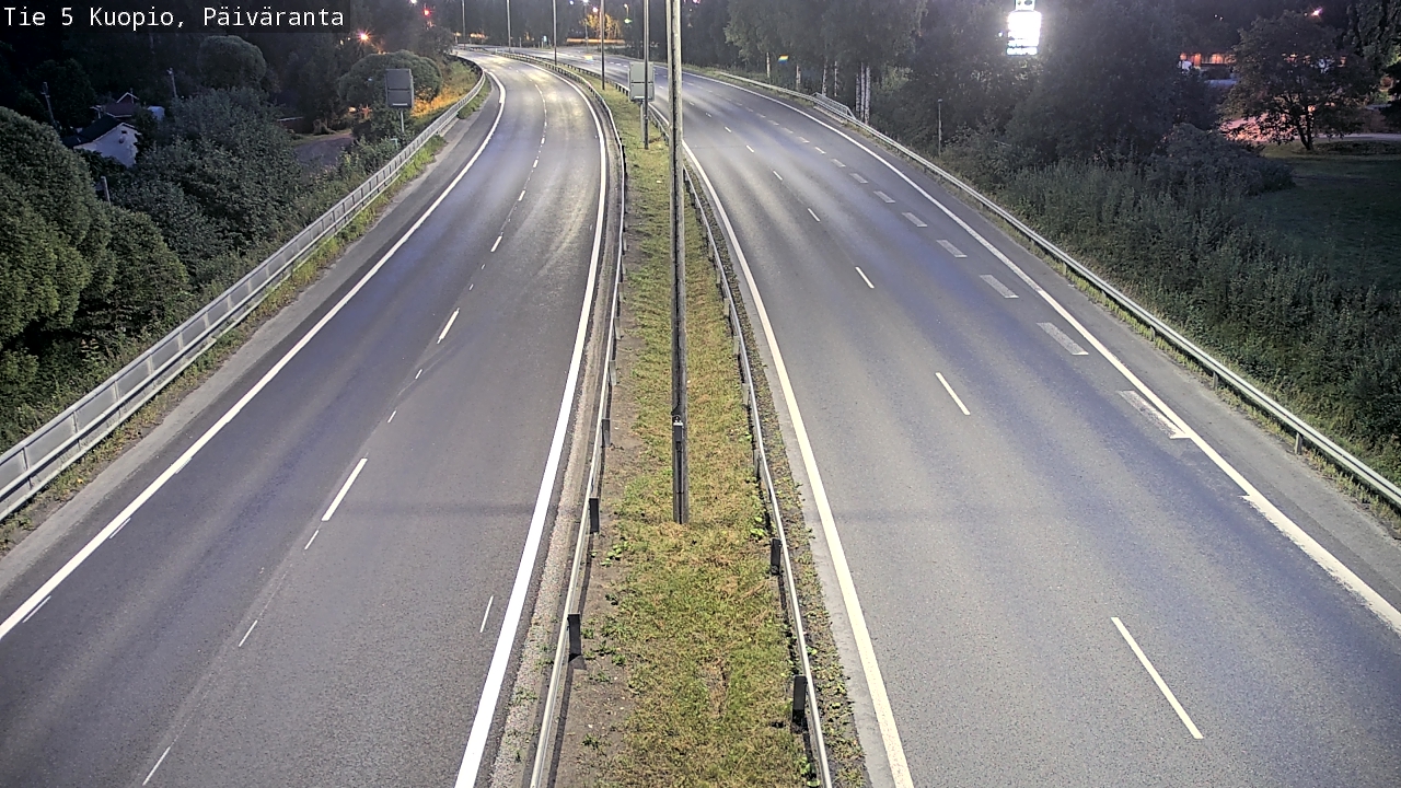 Kelikamerat Kuva Tie 5 Kuopio, Päiväranta, Kuopio, Pohjois-Savo