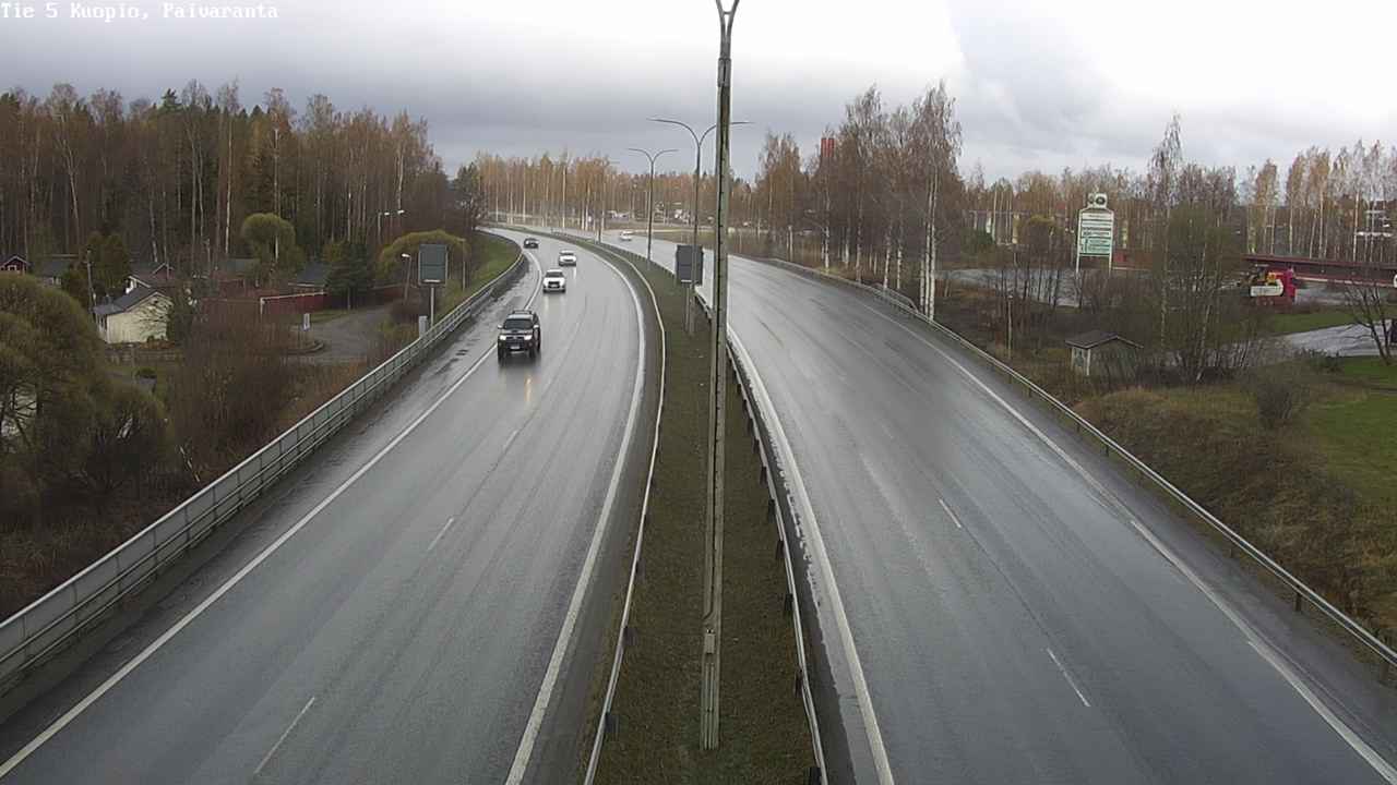 Weather Camera Image Road 5 Kuopio, Päiväranta, Kuopio, Pohjois-Savo