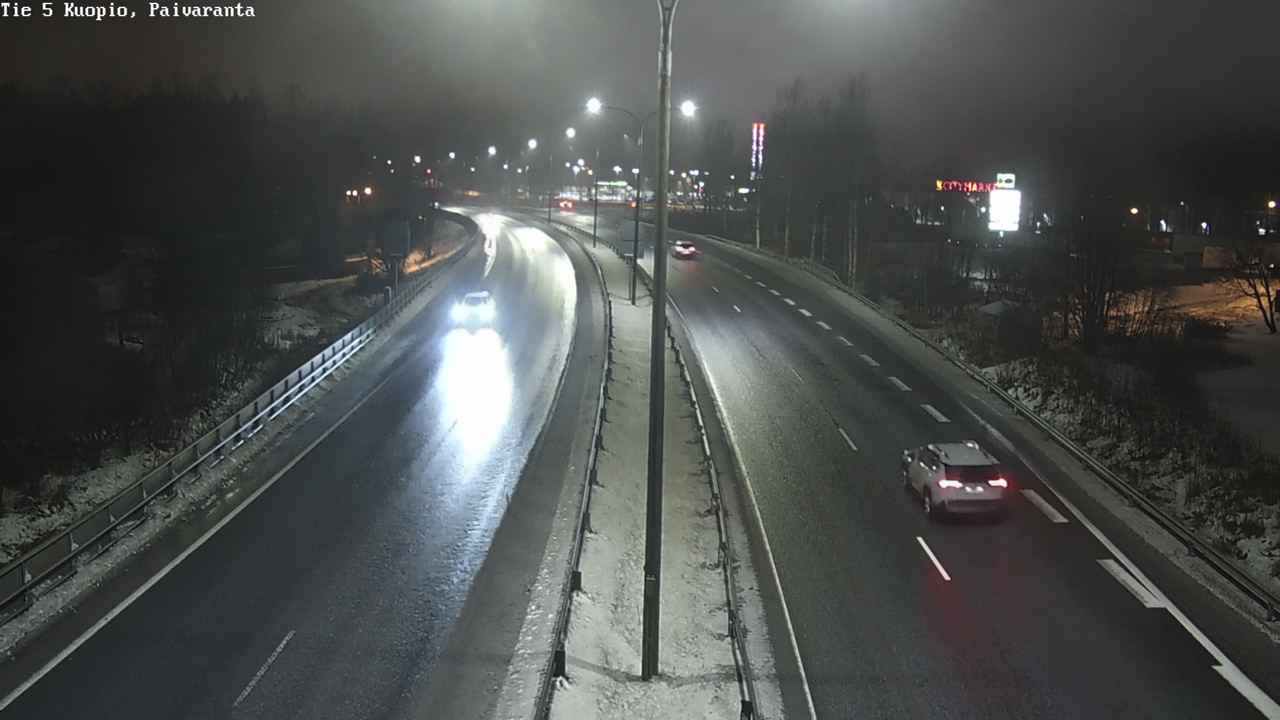Weather Camera Image Road 5 Kuopio, Päiväranta, Kuopio, Pohjois-Savo