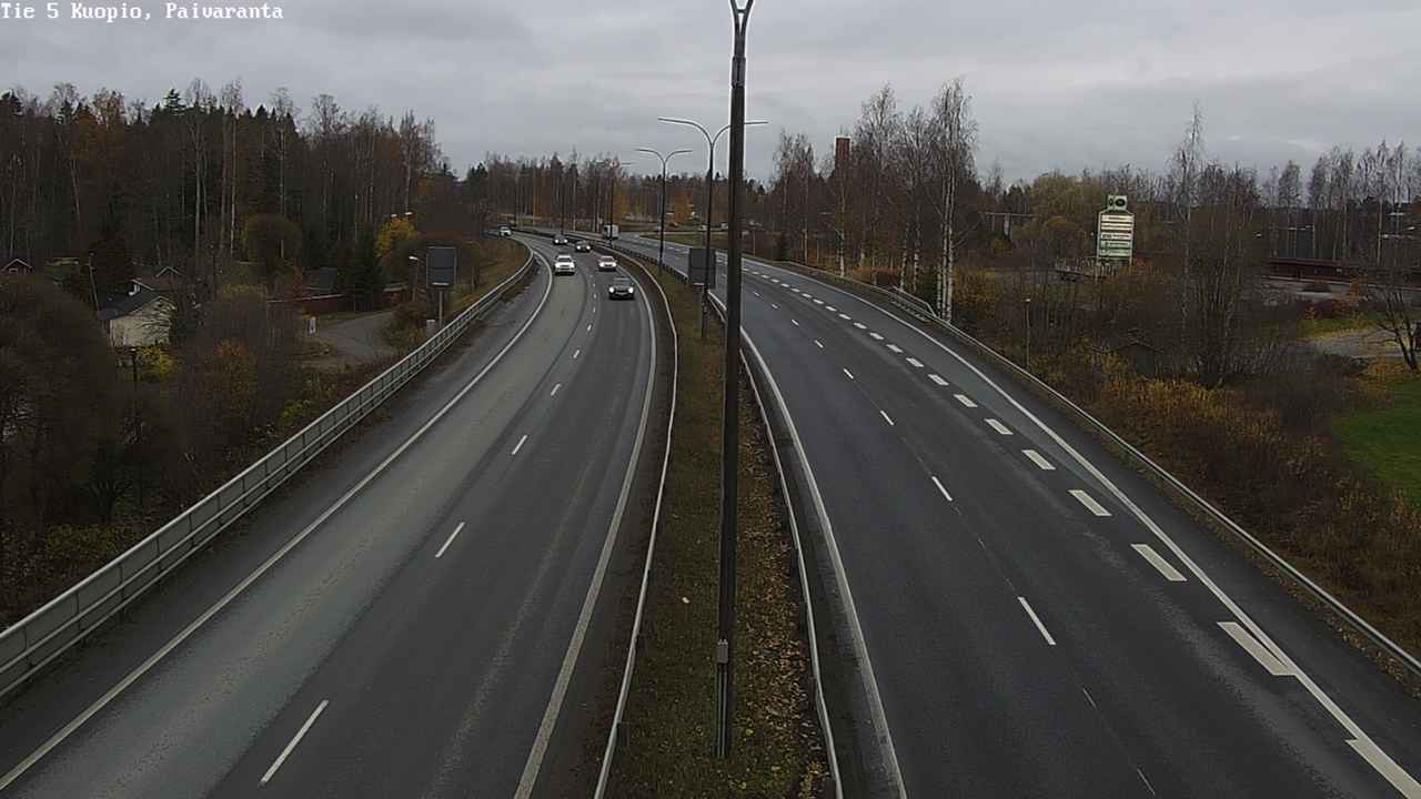 Weather Camera Image Väg 5 Kuopio, Päiväranta, Kuopio, Pohjois-Savo