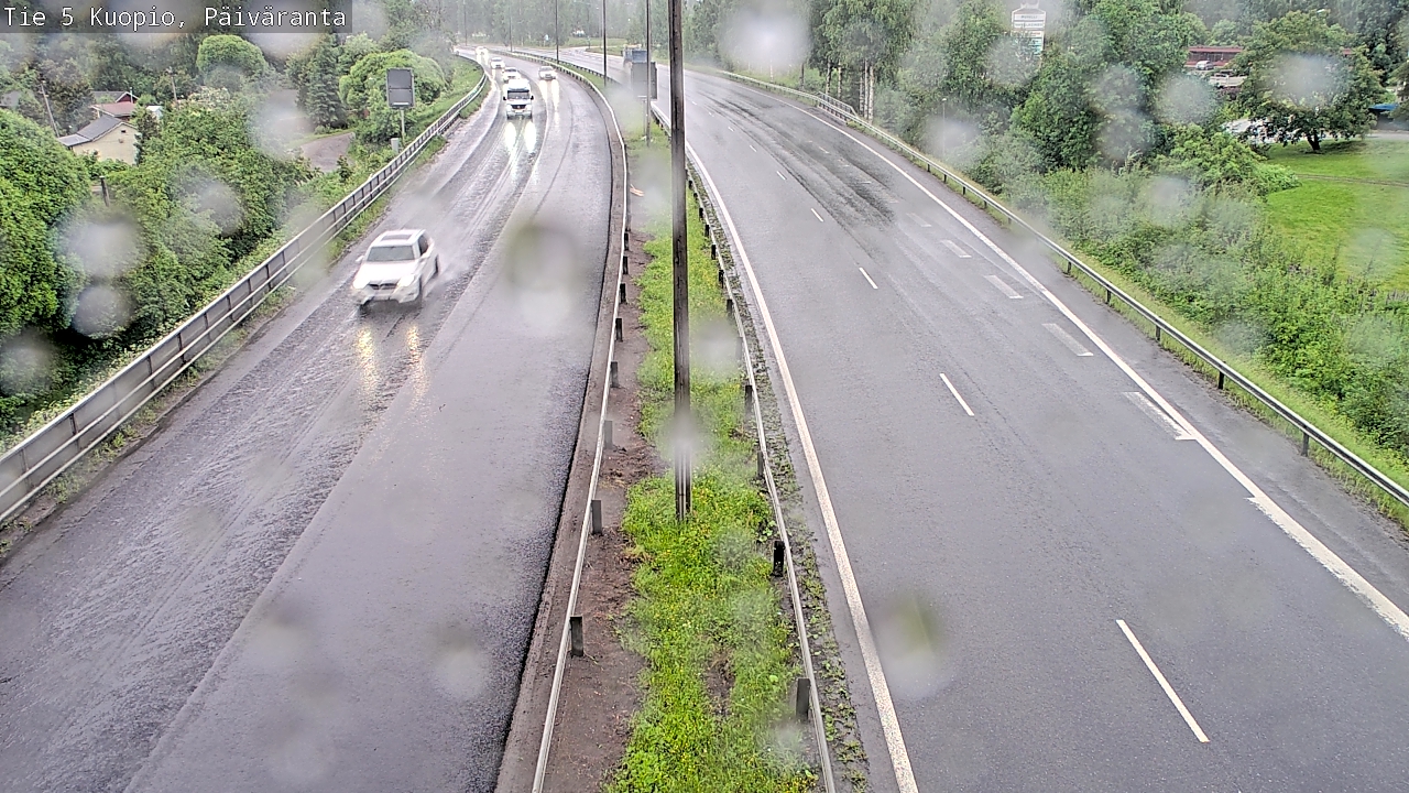 Weather Camera Image Road 5 Kuopio, Päiväranta, Kuopio, Pohjois-Savo
