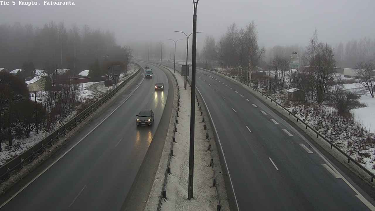 Weather Camera Image Road 5 Kuopio, Päiväranta, Kuopio, Pohjois-Savo