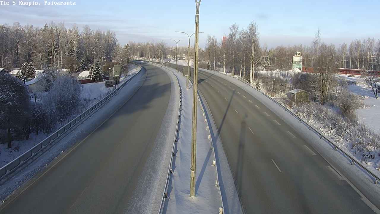 Weather Camera Image Väg 5 Kuopio, Päiväranta, Kuopio, Pohjois-Savo