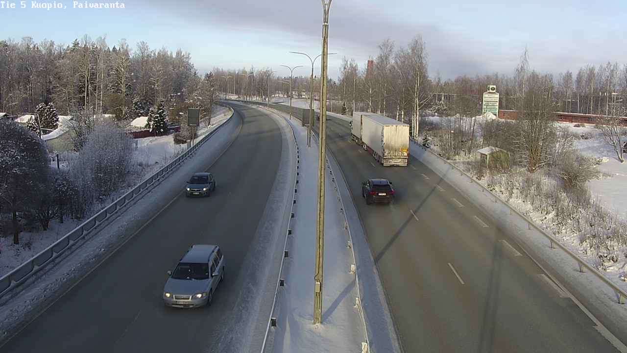 Weather Camera Image Väg 5 Kuopio, Päiväranta, Kuopio, Pohjois-Savo