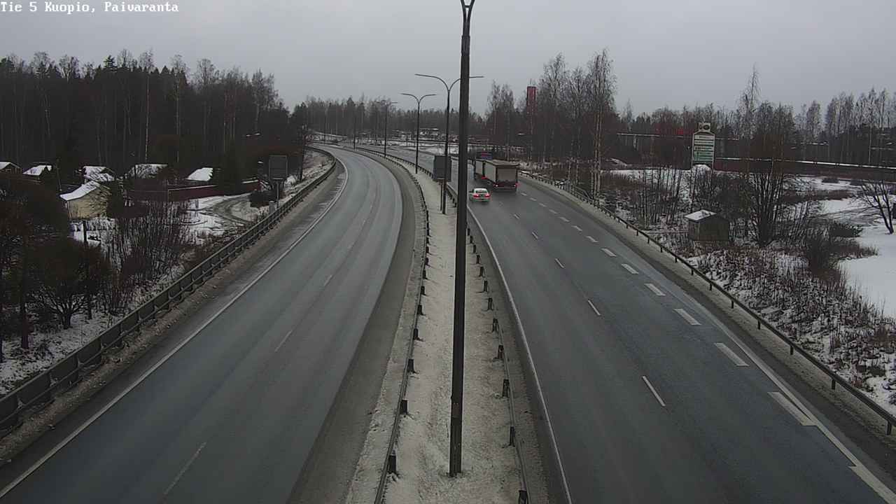 Weather Camera Image Road 5 Kuopio, Päiväranta, Kuopio, Pohjois-Savo