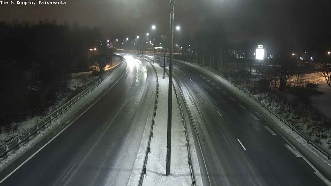Weather Camera Image Road 5 Kuopio, Päiväranta, Kuopio, Pohjois-Savo