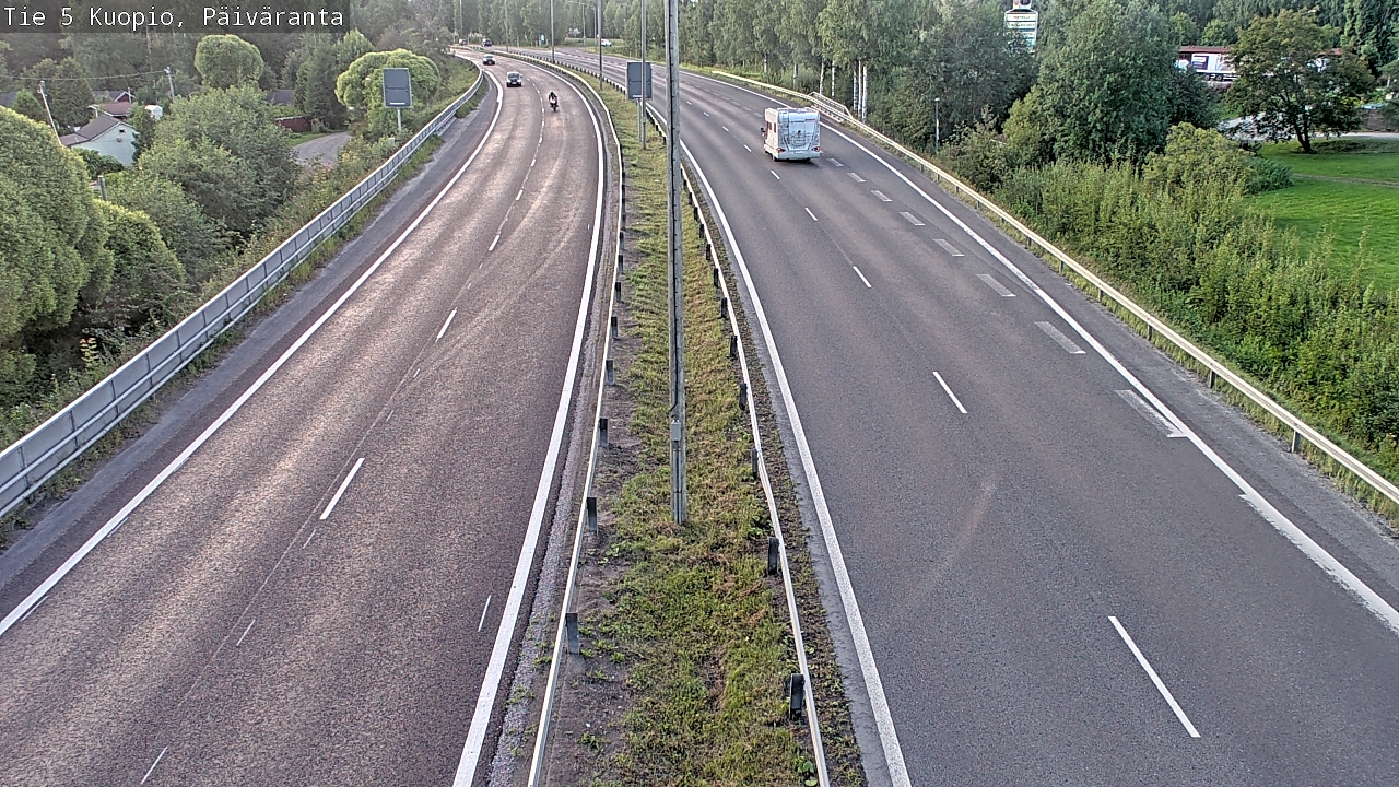 Kelikamerat Kuva Tie 5 Kuopio, Päiväranta, Kuopio, Pohjois-Savo