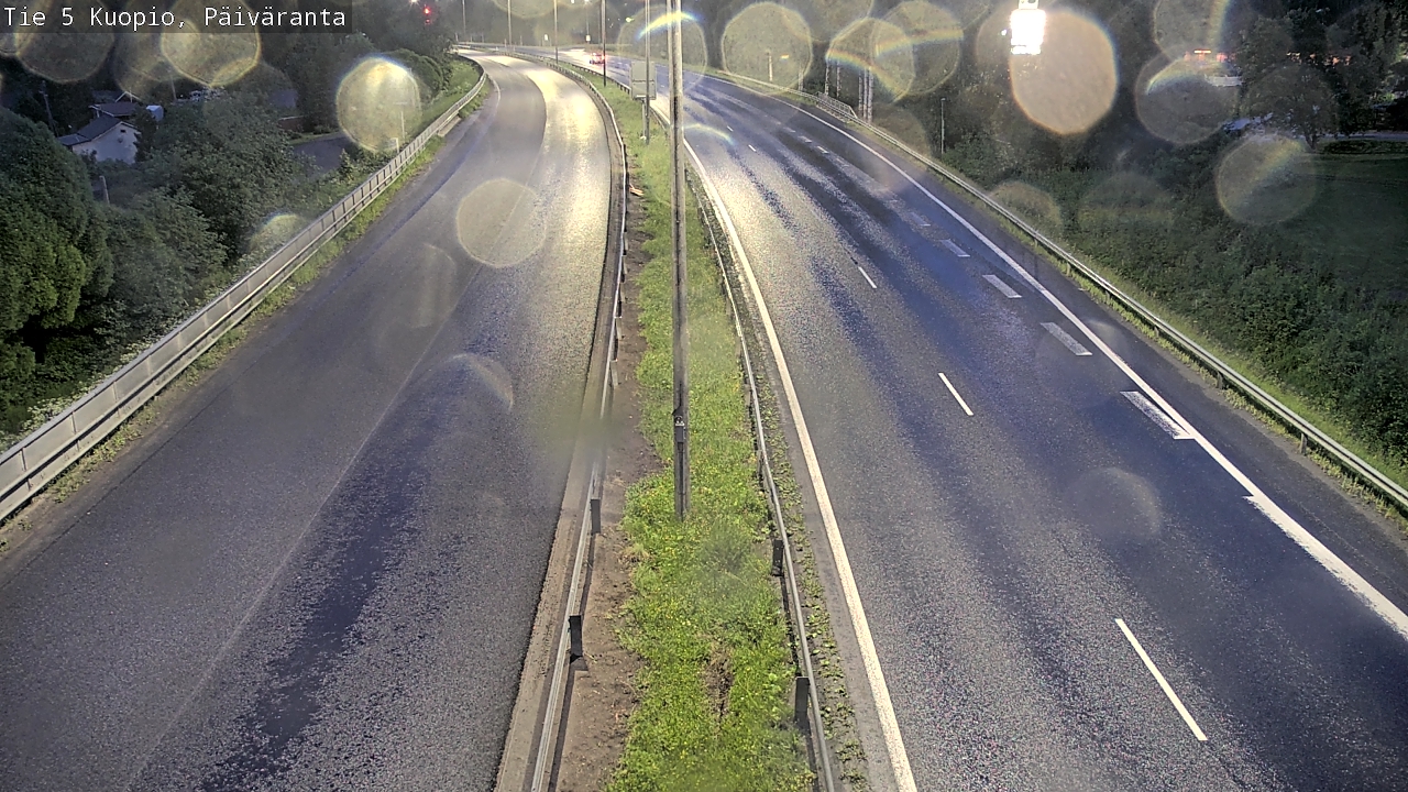 Weather Camera Image Road 5 Kuopio, Päiväranta, Kuopio, Pohjois-Savo