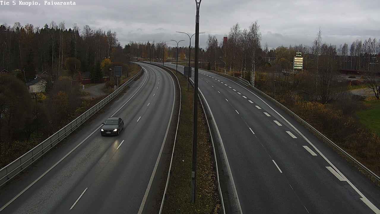 Weather Camera Image Väg 5 Kuopio, Päiväranta, Kuopio, Pohjois-Savo