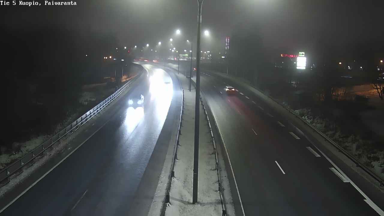 Weather Camera Image Road 5 Kuopio, Päiväranta, Kuopio, Pohjois-Savo