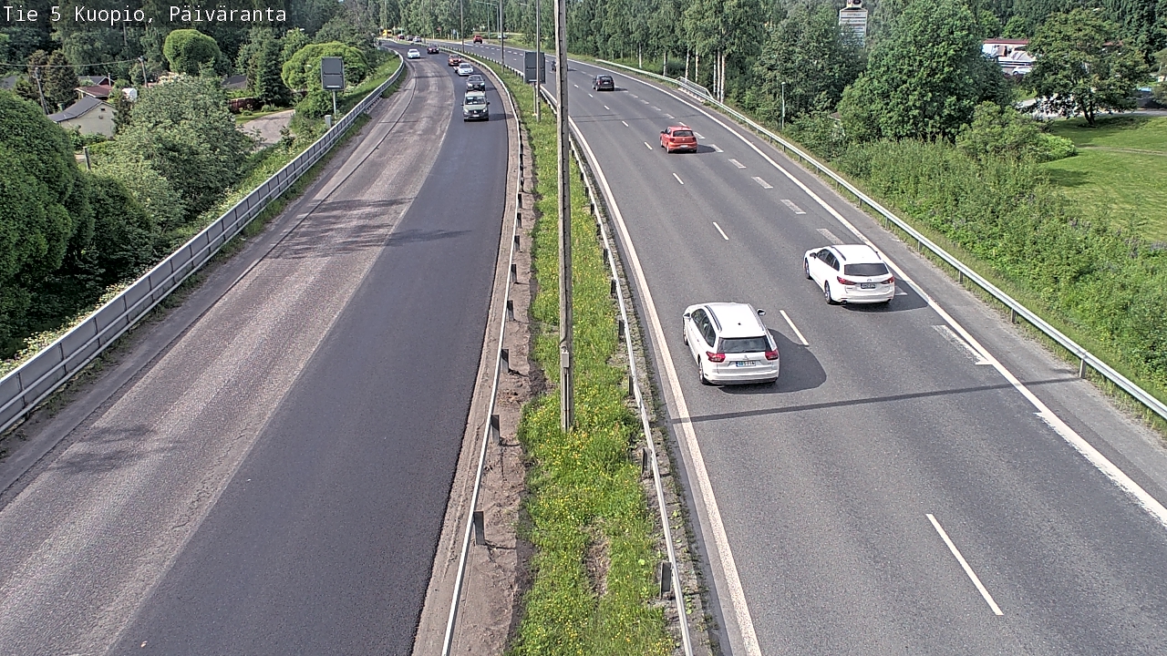 Weather Camera Image Road 5 Kuopio, Päiväranta, Kuopio, Pohjois-Savo