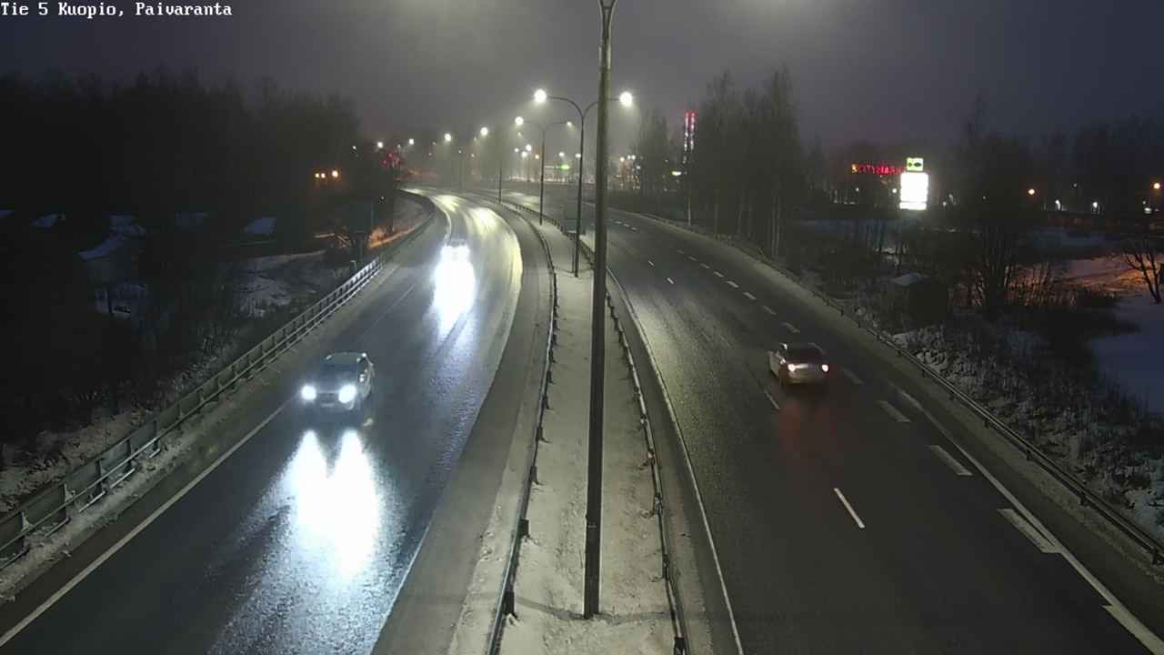 Weather Camera Image Road 5 Kuopio, Päiväranta, Kuopio, Pohjois-Savo
