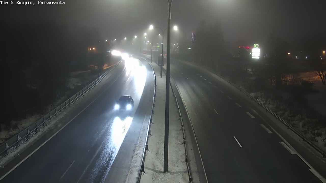 Weather Camera Image Road 5 Kuopio, Päiväranta, Kuopio, Pohjois-Savo