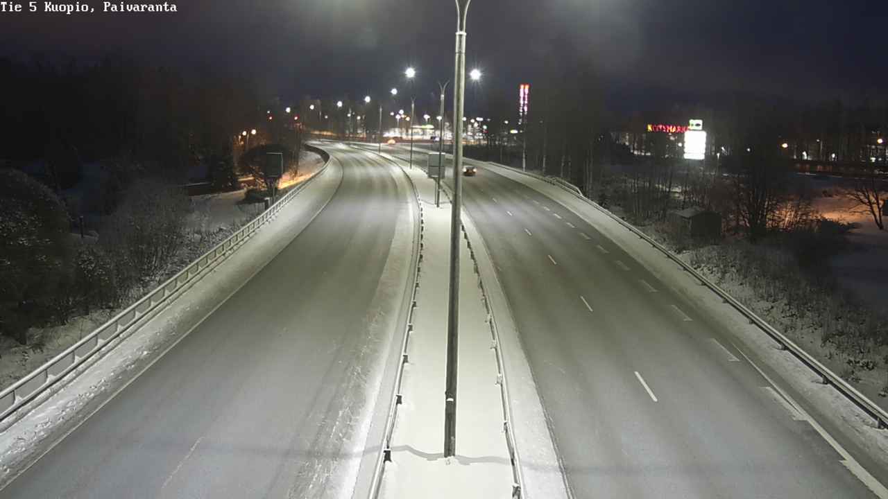 Weather Camera Image Väg 5 Kuopio, Päiväranta, Kuopio, Pohjois-Savo