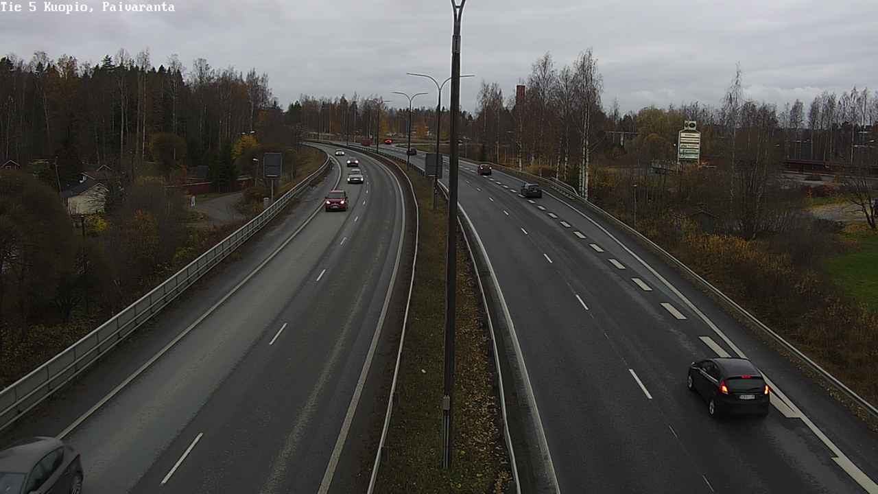 Weather Camera Image Väg 5 Kuopio, Päiväranta, Kuopio, Pohjois-Savo