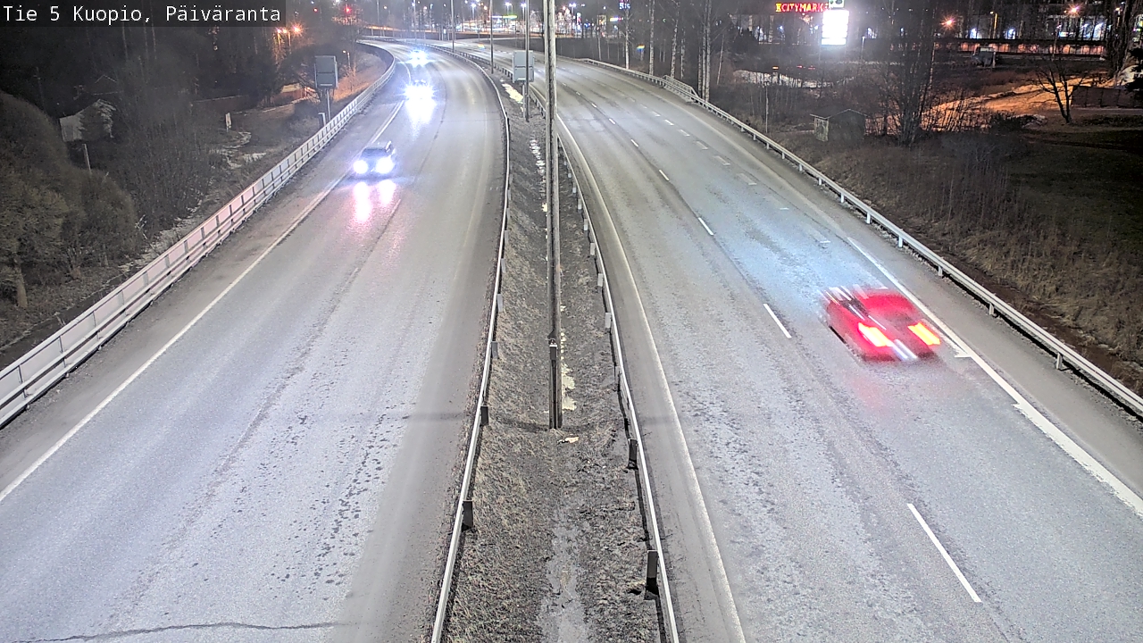 Kelikamerat Kuva Tie 5 Kuopio, Päiväranta, Kuopio, Pohjois-Savo