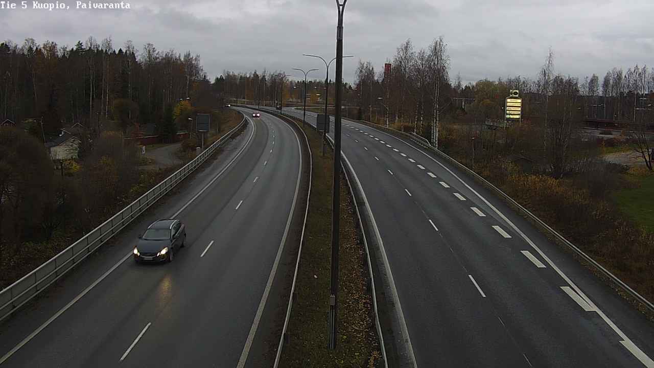 Weather Camera Image Väg 5 Kuopio, Päiväranta, Kuopio, Pohjois-Savo
