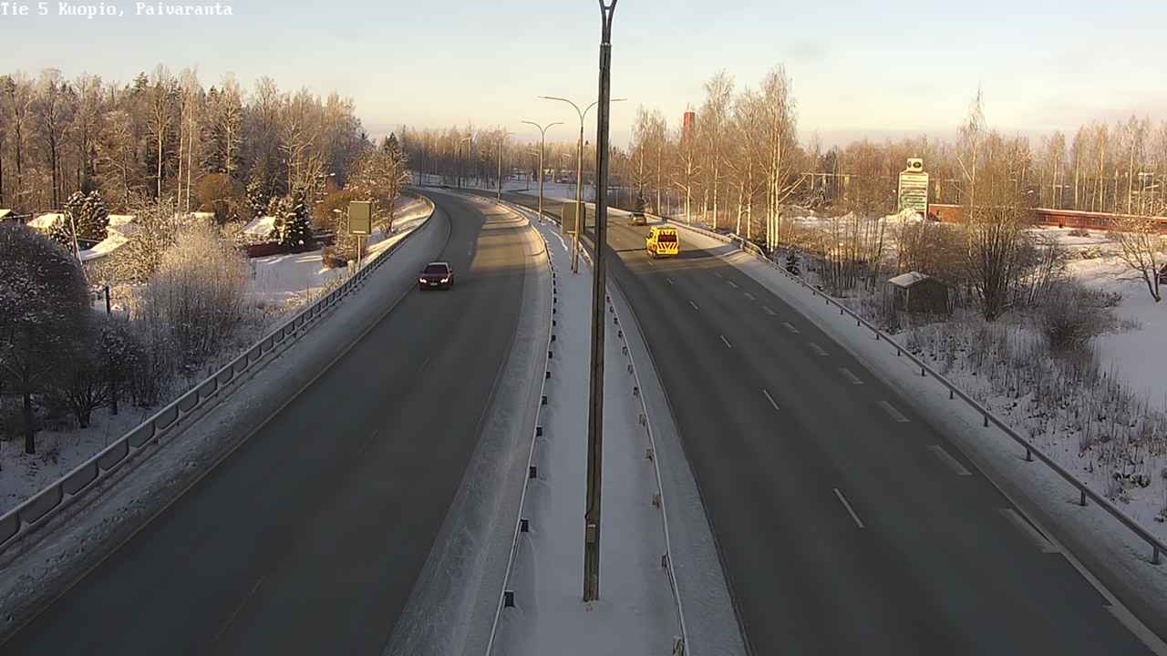 Weather Camera Image Väg 5 Kuopio, Päiväranta, Kuopio, Pohjois-Savo