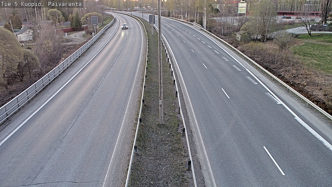 Weather Camera Image Väg 5 Kuopio, Päiväranta, Kuopio, Pohjois-Savo